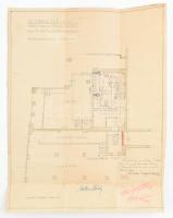 1929 Bp., Astoria Szálló Rt. átépítési terv, 39×30 cm