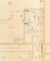 1929 Bp., Astoria Szálló Rt. átépítési terv, 39×30 cm