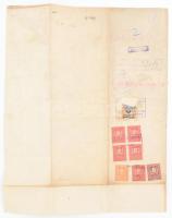 1929 Bp., Astoria Szálló Rt. átépítési terv, 39×30 cm