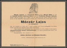 1941-1966 4 db gyászjelentés