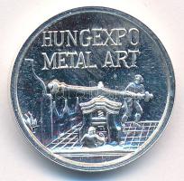 DN Hungexpo Metal Art / Karát kétoldalas fém emlékérem (23mm) T:1-,2 patina