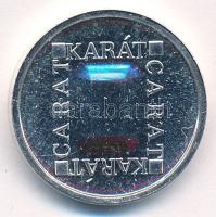 DN "Hungexpo Metal Art / Karát" kétoldalas fém emlékérem (23mm) T:1-,2 patina