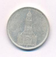 Német Harmadik Birodalom 1934G 5M Ag "Garnisonkirche" T:2 German Third Reich 1934G 5 Reichsmark Ag "Garnisonkirche" C:XF Krause KM#83