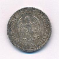 Német Harmadik Birodalom 1934A 5M Ag "Paul von Hindenburg" T:1- patina German Third Reich ...