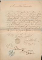 1845-1944 6 db régi vegyes irat (körrendelet, népneveléstan, stb.)