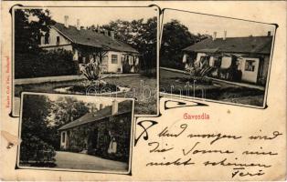1907 Gavosdia, Krassókövesd, Gavojdia; kastély, kúria. Kanitz C. és fiai / castle, villa. Art Nouveau (EK)