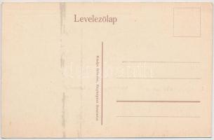 Magyarlápos, Magyar Lápos, Targu Lapus; Zsentye vendéglője és udvara, Lapusana Takarékpénztár. Häusl...