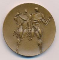 Kiss Nagy András (1930-1997) 1966. "VIII. Atlétikai Európa Bajnokság Budapest" bronz emlék...