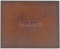 Reményi József (1887-1977) 1937. "Budapesti Budai Torna Egylet 1869 - Reményi 1923" bronz ...