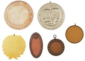 6db-os vegyes sport díj-, és emlékérem tétel, közte Tóth Sándor (1933-2019) 1998. "9th ARDF Wor...