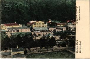 1907 Herkulesfürdő, Herkulesbad, Baile Herculane; Gyógyterem központja / Curhaus Centrale / spa, bath