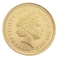 Nagy Britannia 1999. 1/2S Au "II. Erzsébet" kapszulában (3,99g/0.917) T:PP
United Kingdom...