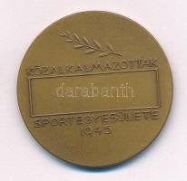 Reményi József (1887-1977) 1945. "Minden nemes tett dicsőség a hazának / Közalkalmazottak Sport...