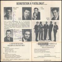 1971 A Zenei híradó téli évadának műsorfüzete Többek között Lamberto Gardelli, Lendvai Kamilló, Fell...