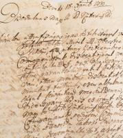 1700-as évek az Aiszdorfer / Aissdorfer nemesi család levelezése 8 darab magyar nyelvű levél plusz k...