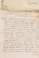 1700-as évek az Aiszdorfer / Aissdorfer nemesi család levelezése 8 darab magyar nyelvű levél plusz k...