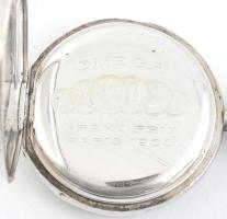 Omega zsebóra fémtokos jelzett Ok jelzett szerkezet jelzett sérült számlap nem működik D:50mm