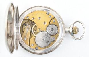 Omega zsebóra fémtokos jelzett Ok jelzett szerkezet jelzett sérült számlap nem működik D:50mm