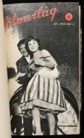 1961 A Filmvilág c. folyóirat teljes évfolyama bekötve félvászon kötésben, szép állapotban