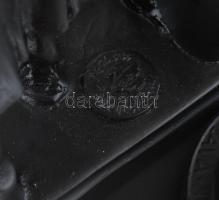 Sorkodi jelzéssel: Három grácia, + Bratislava - Pozsony zsánerszobor egyben. Kőőrlemény. Jelzett. Ra...