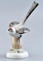 Aquincum porcelán madár figura kézzel festett jelzett hibátlan 16cm