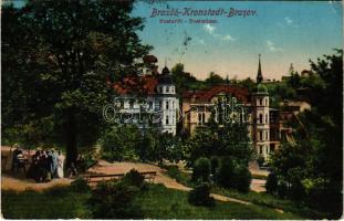 1915 Brassó, Kronstadt, Brasov; Postarét / Postwiese / Livadia postei (Rb)