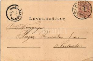 1899 (Vorläufer) Nagyvárad, Oradea; M. kir. honvéd hadapródiskola. Sonnenfeld A. kiadása / K.u.k. Ca...