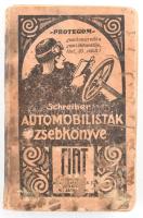 Schreiber József: Automobilisták zsebkönyve. Bp.,1941., Auto és Motorújság. Tizenharmadik kiadás. Kiadói papírkötés, kopott borítóval, hullámos lapokkal