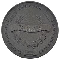 1962. "Csehszlovákia-Ukrajna-Magyarország - Tatabánya 1962. aug. 18-19." kétoldalas Zn atl...