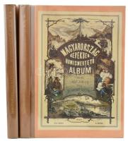 Nagy Miklós (szerk.): Magyarország képekben. Honismertető album. 1870, Heckenast. REPRINT! Félvászon kötés, kissé kopottas állapotban.