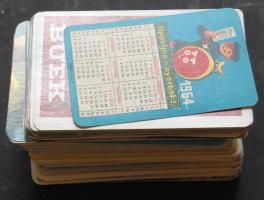 1964-től napjainkig 200db kártyanaptár