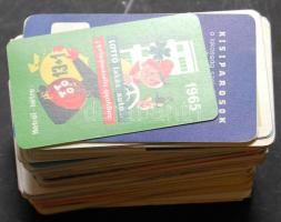 1965-től napjainkig 200db kártyanaptár