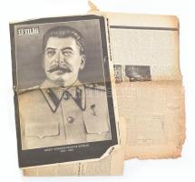 1953 Sztálin halálára kiadott újságok és különkidasok, vegyes állapotban 8 db