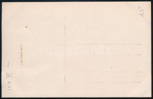 1918 Osztrák-magyar rohamzászlóalj, fotólap, 8,5×13,5 cm