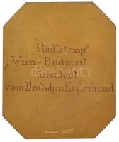 Német Harmadik Birodalom 1938. "Német Tekéző Szövetség - Kiemelkedő teljesítményért (DKB - Für ...