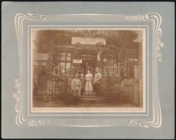 1915 augusztus 18. Bukovina Éljen a monarchia hőn szeretett hadserege keményhátú fotó 25x20 cm