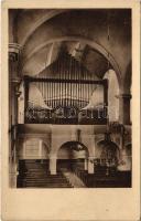 1941 Pozsony, Pressburg, Bratislava; Orgel der evang. Kirche / Evangélikus templom, belső, orgona / Lutheran church interior (Rb)