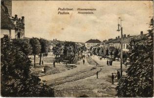 1926 Podolin, Podolínec, Pudlein (Szepes, Zips); Hlawnemestie / Fő tér / Hauptplatz / main square (EK)