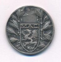 1938. "Magyar Athletikai Club 1875" kétoldalas, jelzett Ag emlékérem "LE" beütés...