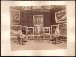 Firenzei helyszíneket és szobrokat ábrázoló fotók, 3 db fotó kartonon, 25x19 cm és 19,5x24 cm között...