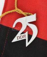 NDK zászló + 25 éves az NDK jelvény