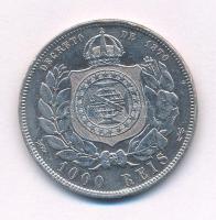 Brazília 1878. 1000R Ag T:2- ph.
Brazil 1878. 1000 Reis Ag C:VF edge error
Krause KM# 481