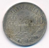 Románia 1946. 25.000L Ag "I. Mihály" T:2 patina Romania 1946. 25.000 Lei Ag "Mihai I&...