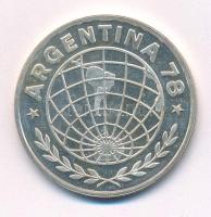 Argentína 1978. 3000P Ag "1978-as Labdarúgó Világbajnokság" T:1- (eredetileg PP) Argentina 1978. 3000 Pesos Ag "1978 World Cup" C:AU (originally PP) Krause KM#80