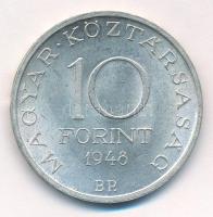 1948. 10Ft Ag "Széchenyi" T:1- patina
Adamo EM2