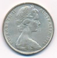 Ausztrália 1966. 50c Ag "II. Erzsébet" T:1- patina Australia 1966. 50 Cents Ag "Elisabeth II" C:AU patina Krause KM#67