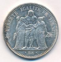 Franciaország 1967. 10Fr Ag "Herkules csoport" T:1- patina France 1967. 10 Francs Ag "Hercules group" C:AU patina Krause KM#932