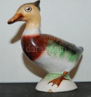 Bodrogkeresztúri jelzéssel ellátott kerámia kacsa