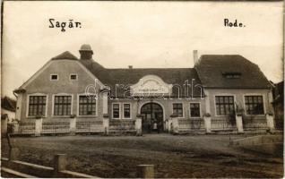 1931 Zágor, Rode, Zagar; Evangélikus iskola / Scoala primara evang. C.A. / Lutheran school. photo