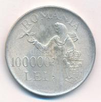Románia 1946. 100.000L Ag "I. Mihály" T:2 ph, patina
Romania 1946. 100.000 Lei Ag "M...